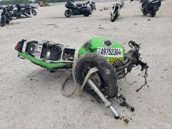 Salvage motorcycles for sale at San Antonio, TX auction: 2009 Kawasaki EX650 C