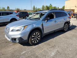 Salvage cars for sale at Gaston, SC auction: 2016 Subaru Outback 3.6R Limited