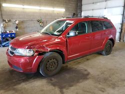 Salvage cars for sale from Copart Angola, NY: 2010 Dodge Journey SE