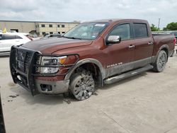 Salvage cars for sale at Wilmer, TX auction: 2018 Nissan Titan SV