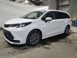 Salvage cars for sale from Copart North Billerica, MA: 2021 Toyota Sienna LE