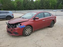 Salvage cars for sale at Gainesville, GA auction: 2017 Nissan Sentra S