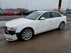 Salvage cars for sale at Woodhaven, MI auction: 2013 Audi A4 Premium Plus