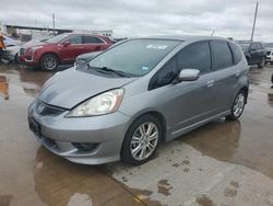 Honda FIT Sport salvage cars for sale: 2010 Honda FIT Sport