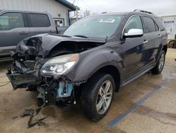 Salvage cars for sale at Pekin, IL auction: 2016 Chevrolet Equinox LTZ