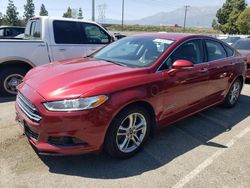 Salvage cars for sale from Copart Rancho Cucamonga, CA: 2016 Ford Fusion Titanium Phev