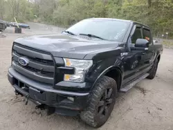 Salvage trucks for sale at Marlboro, NY auction: 2015 Ford F150 Supercrew