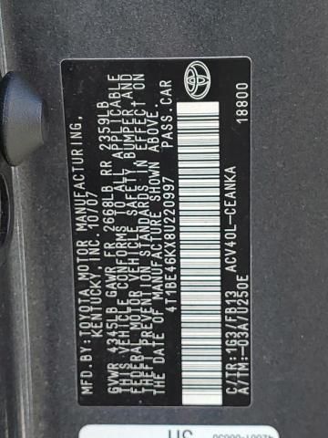 2008 Toyota Camry CE