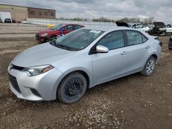 Salvage cars for sale from Copart Kansas City, KS: 2016 Toyota Corolla L