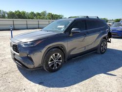 Salvage cars for sale at New Braunfels, TX auction: 2021 Toyota Highlander XLE