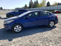 Salvage cars for sale at Graham, WA auction: 2018 KIA Forte LX