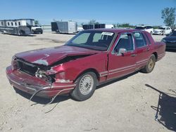 Salvage cars for sale from Copart Kansas City, KS: 1994 Lincoln Town Car Executive