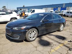 2017 Chevrolet Malibu LT en venta en Woodhaven, MI