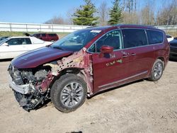 Salvage cars for sale at Davison, MI auction: 2019 Chrysler Pacifica Touring L Plus