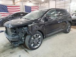 Salvage cars for sale at Columbia, MO auction: 2017 Ford Edge Titanium