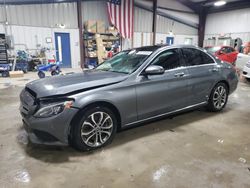 Salvage cars for sale at West Mifflin, PA auction: 2018 Mercedes-Benz C 300 4matic