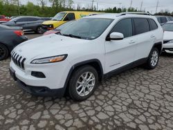 Salvage cars for sale at Cahokia Heights, IL auction: 2016 Jeep Cherokee Latitude