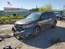 Salvage cars for sale from Copart Montgomery, AL: 2018 Dodge Journey Crossroad