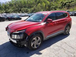 Salvage cars for sale at Hurricane, WV auction: 2021 Hyundai Santa FE SEL