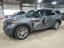 Salvage cars for sale at Des Moines, IA auction: 2021 Ford Explorer Limited