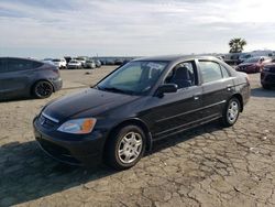 Salvage cars for sale at Martinez, CA auction: 2002 Honda Civic LX