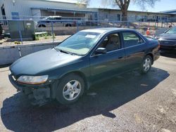 Honda Accord EX salvage cars for sale: 1998 Honda Accord EX