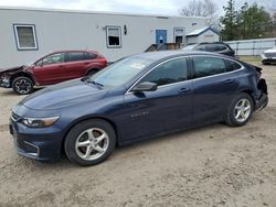 Salvage cars for sale from Copart Lyman, ME: 2016 Chevrolet Malibu LS