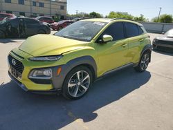 Salvage cars for sale at Wilmer, TX auction: 2020 Hyundai Kona Limited