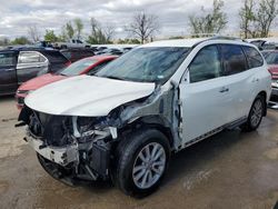 Salvage cars for sale at Bridgeton, MO auction: 2015 Nissan Pathfinder S