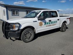 Salvage cars for sale at Airway Heights, WA auction: 2018 Ford F150 Police Responder