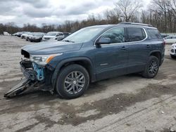 Salvage cars for sale at Ellwood City, PA auction: 2019 GMC Acadia SLT-1