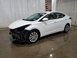 Salvage cars for sale at Central Square, NY auction: 2011 Hyundai Elantra GLS