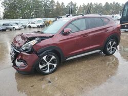 Salvage cars for sale at Eldridge, IA auction: 2017 Hyundai Tucson Limited