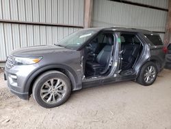 Salvage cars for sale at Houston, TX auction: 2021 Ford Explorer Limited