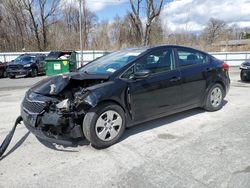 Salvage cars for sale from Copart Albany, NY: 2015 KIA Forte LX
