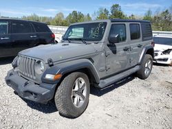 Jeep salvage cars for sale: 2021 Jeep Wrangler Unlimited Sport