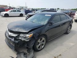 Salvage cars for sale from Copart Grand Prairie, TX: 2012 Toyota Camry Base