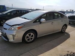 Salvage cars for sale at auction: 2015 Toyota Prius