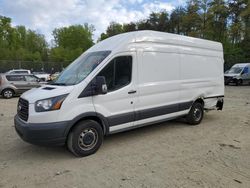 Salvage cars for sale from Copart Waldorf, MD: 2018 Ford Transit T-350
