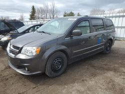 Salvage cars for sale from Copart Bowmanville, ON: 2015 Dodge Grand Caravan Crew