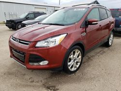 Salvage cars for sale at Pekin, IL auction: 2015 Ford Escape Titanium