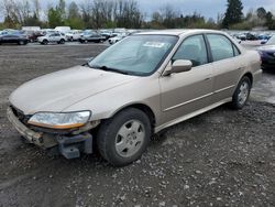 Honda Vehiculos salvage en venta: 2002 Honda Accord EX