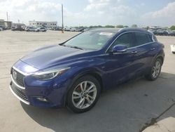 Salvage cars for sale from Copart Grand Prairie, TX: 2019 Infiniti QX30 Pure