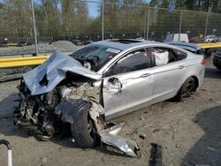 Salvage cars for sale at Waldorf, MD auction: 2017 Ford Fusion Titanium