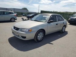 Salvage cars for sale from Copart Orlando, FL: 2001 Toyota Corolla CE