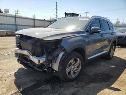 Salvage cars for sale at Chicago Heights, IL auction: 2022 Hyundai Santa FE SEL