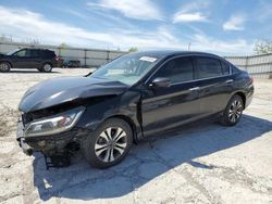Salvage cars for sale from Copart Walton, KY: 2015 Honda Accord LX