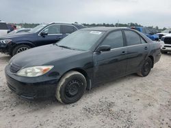Salvage cars for sale from Copart Houston, TX: 2002 Toyota Camry LE