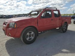 Salvage cars for sale from Copart West Palm Beach, FL: 2001 Nissan Frontier Crew Cab XE