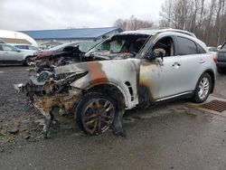 Salvage cars for sale from Copart East Granby, CT: 2010 Infiniti FX35